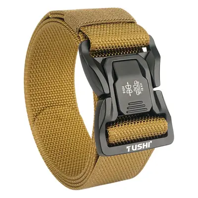 Tactical Aluminum Buckle Belt for Men