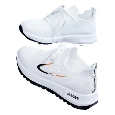 Women White Flying Mesh Casual Shoes 2023