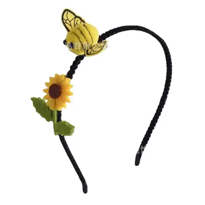 Sunflower Bee Hair Band for Girls Women