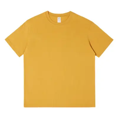 Men Black Cotton T-Shirt 230g American Brand