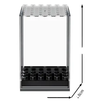 Transparent Building Blocks Dust Box 76cm High
