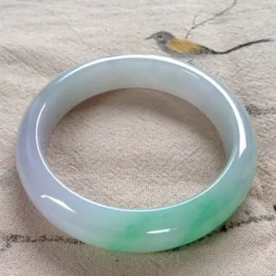 Natural Myanmar Jadeite Bracelet Dark Green Light Yang Green
