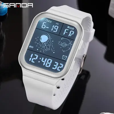 Sanda Digital Space-Man Watch for Men Women