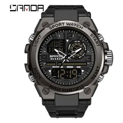 Sanda Men's Luxury Gold Watch with Leather Band