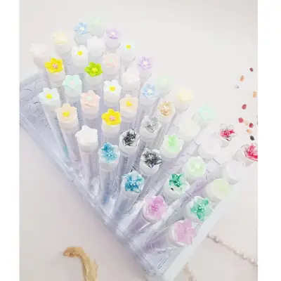 2023 Reusable Flower Eyelash Brush Multi-Color False Eyelashes