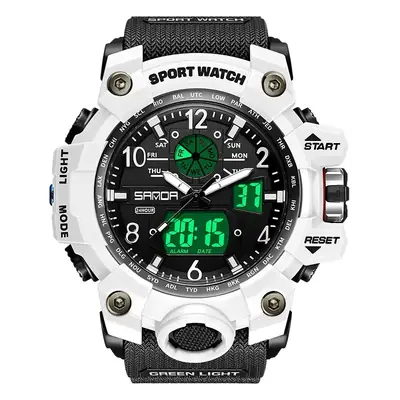 Men's Black Waterproof Digital Sport Watch with Date & Time Display
