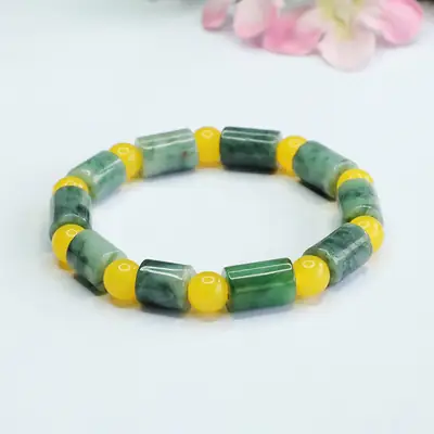 Guan Yu Jade Bracelet Green Aventurine Dropshipping