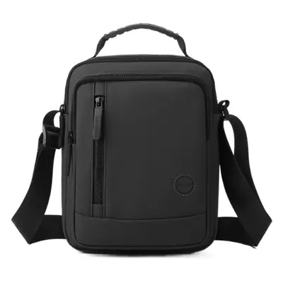New Men's Black Shoulder Bag Large Capacity Casual Portable