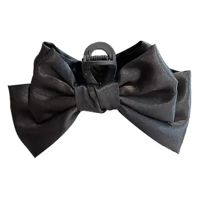 Black Princess Hair Clip Large Bow Clip