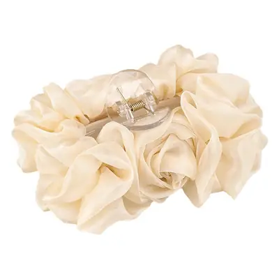 Qiyue Chiffon Rose Hair Clip Pink Large