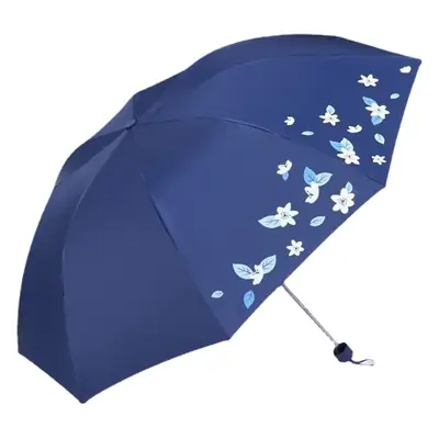 Paradise Pink Floral 3-Fold Sun Umbrella