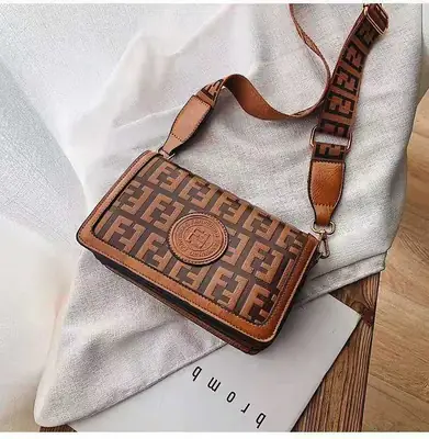 Black PU Leather Crossbody Bag for Women