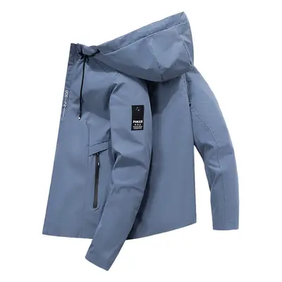 Dropshipping Jacket Men's Jacket 2024 Spring and Autum New Korean Style Casual Hooded Youth Men's Tops Trendy