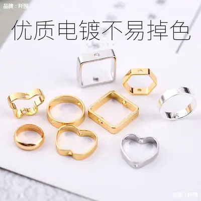 Silver Star Hole Earrings for Women