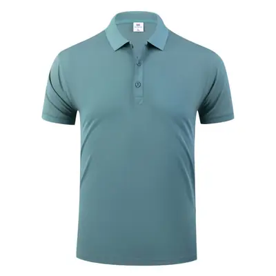 Men's Black Polo Shirt with Embroidery Logo