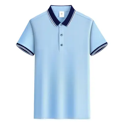 Men & Women Black Polo Shirt with Belt & Skirt Set