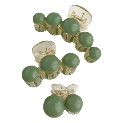 Acrylic Pearl Earrings Large Small Grab Clip Autumn Winter
