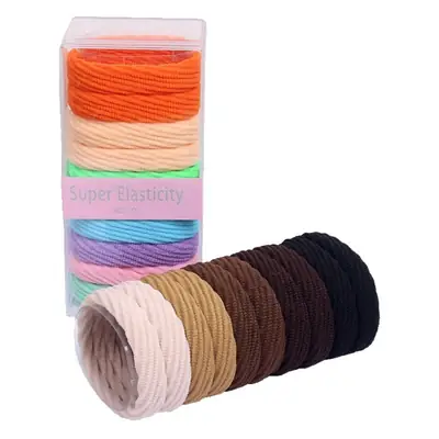Sweet Jacquard Wavy Hair Band 10 Boxed Rubber Ring