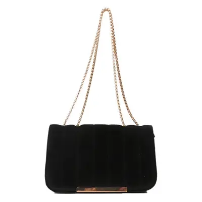Women Velvet Chain Shoulder Bag Red Spring 2023