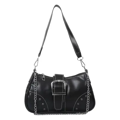 Retro Brown Leather Crossbody Bag for Women