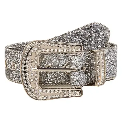 Rhinestone Wide Belt for Women European American Fashion