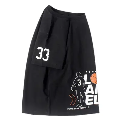 Black Basketball Print Boys T-Shirt Size 33