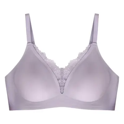 French Lace Push Up Bra Blue Soft Support