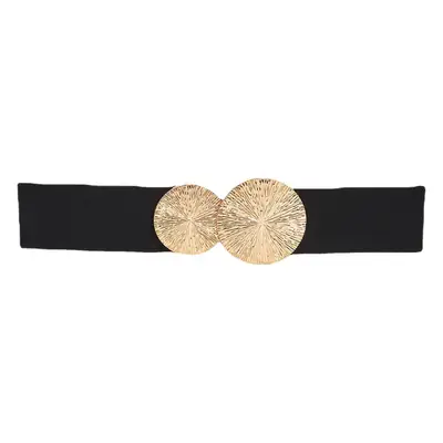 Trendy Gold Metallic Belt for Women's Waist Cover