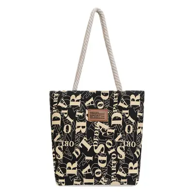2023 Printed Women's Shoulder Bag Black White
