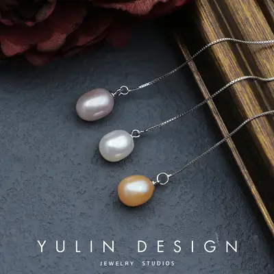 925 Sterling Silver Pearl Earrings Pendant Set