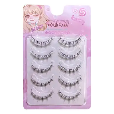False Eyelashes Transparent Set for Women