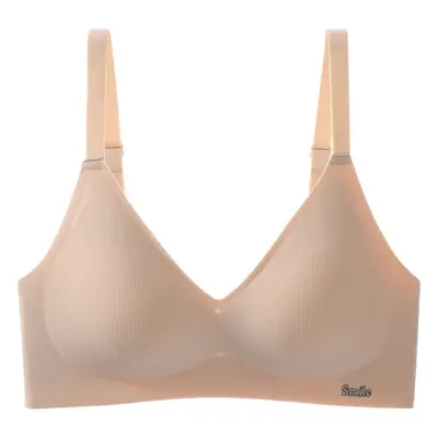 Seamless Naked Sense Underwear Women's Jelly Soft Support Adjustable Breast Lip Anti-sagging Ultra-soft Thin Bra without Steel Ring