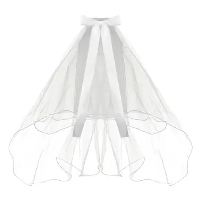 White Multi-Layer Veil Cover for Bride Wedding Dress