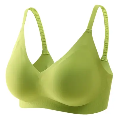Japanese Style Seamless Push-Up Bra Green