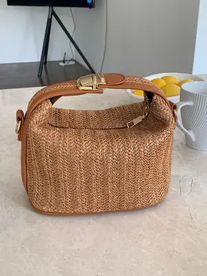 Women's Straw Crossbody Bag 2026 Summer Casual