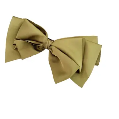 Red Satin Bow Hairpin for Women