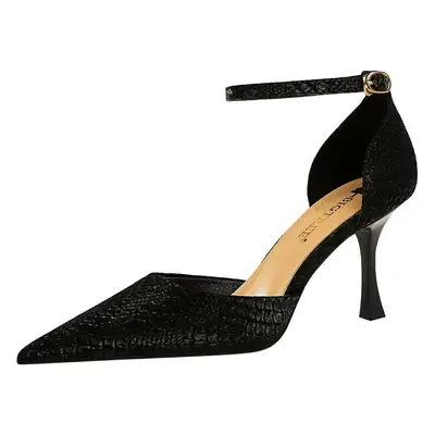 Women High Heel Sandals Beige Sparkle Textured