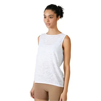 Women Sleeveless Vest Running Top Rotten Flowers Breathable