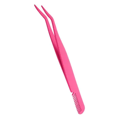 Stainless Steel False Eyelash Tweezers for Eyebrow & Clip Wearing