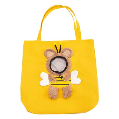 Cute Bear Hat Pet Bag Crossbody Portable Bag
