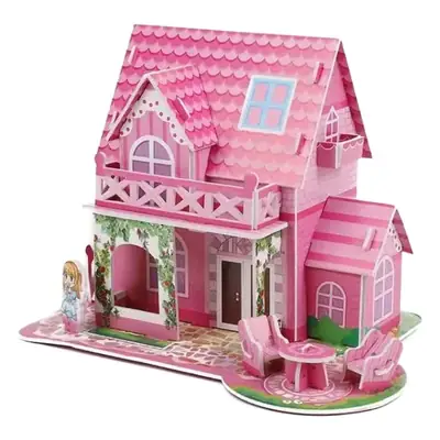 3D Blue Castle Puzzle Toy for Kids
