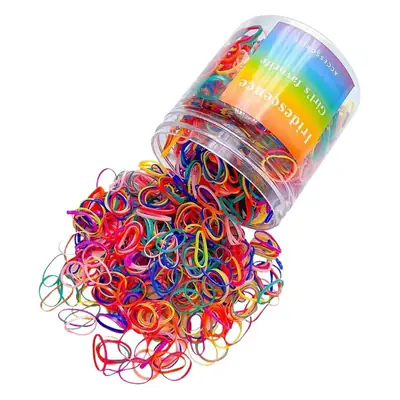 Children's Rainbow Hair Ring Rope for Baby Use