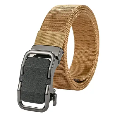 Men's Automatic Buckle Belt with Toothless Hole