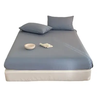 Pure Cotton Washed Cotton Bed Cover Single Piece All-inclusive Pure Cotton Bed Cover Simmons Mattress Protective Cover Dust Cover Bed Sheet Solid Color