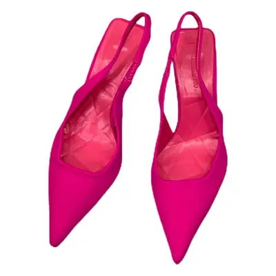 French High Heel Black Toe Sandals Fairy Shoes 2023 Spring and Summer Niche High-End Satin Pointed Shoes