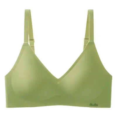 Seamless Naked Underwear Women's Jelly Soft Support Auxilary Breast Anti-sagging Adjustable Ultra-soft Thin Bra without Steel Ring