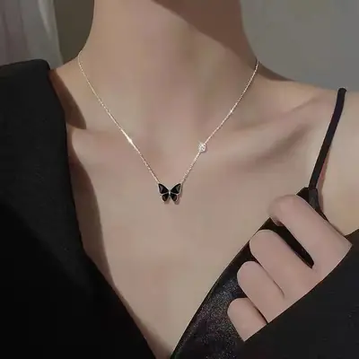 Warm Sensible Butterfly Necklace for Women
