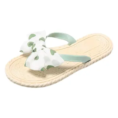 Flower Flip-Flops Women's Summer Fashion Sweet Outer Wear Flat Seaside Beach Wet Water Non-slip Dormitory Sandals Women