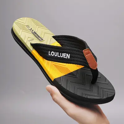 2022 Summer New Casual Slippers Korean Fashionable Beach Flip-Flops Outdoor Fashion Sandals Slippers Vietnam Slippers