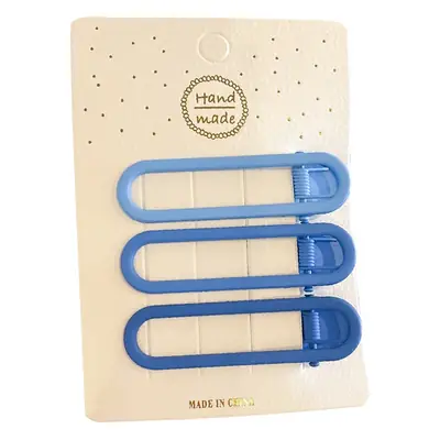 Japanese & Korean Hollow Oval Hairpins 3 Pack Orange